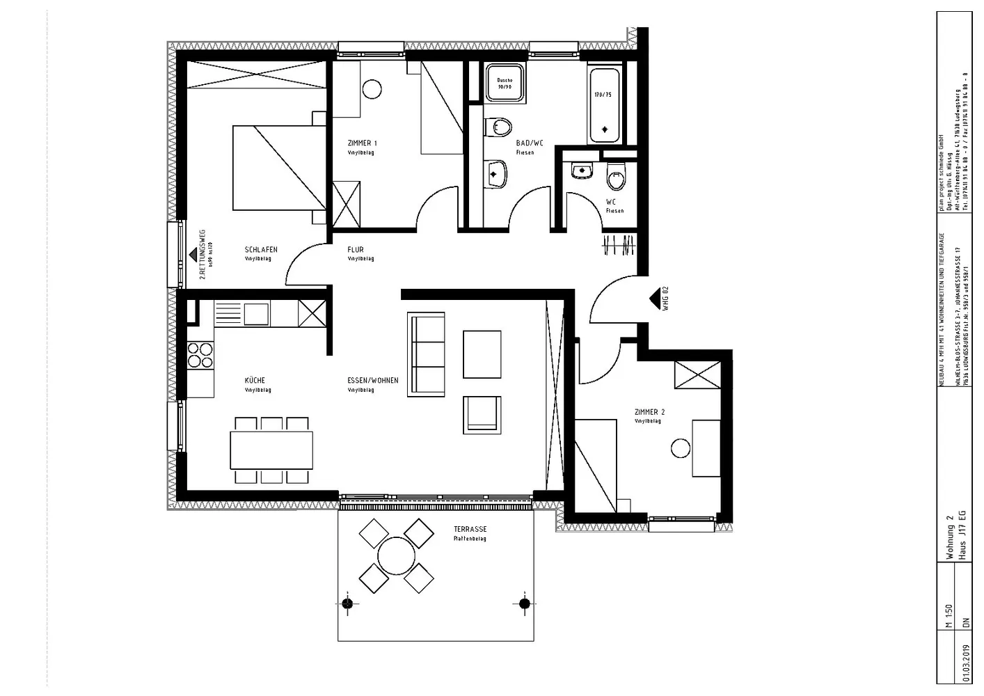 4 Zimmer Wohnung mit 94 m² in Ludwigsburg – Bild 3