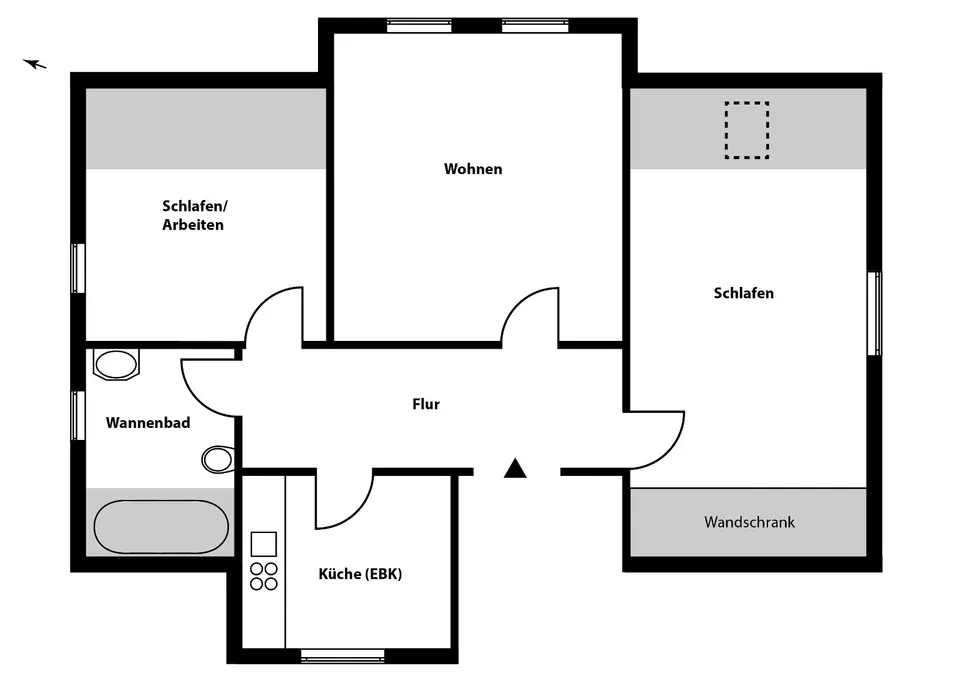 3 Zimmer Wohnung mit 68 m² in Einbeck – Bild 5