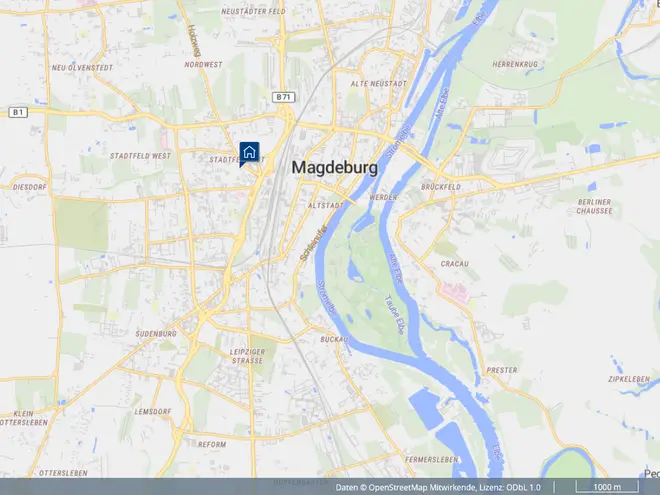 1 Zimmer Wohnung mit 40 m² in Magdeburg – Bild 11