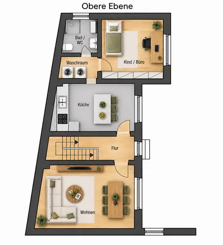 5 Zimmer Wohnung mit 88 m² in Oberhausen – Bild 2