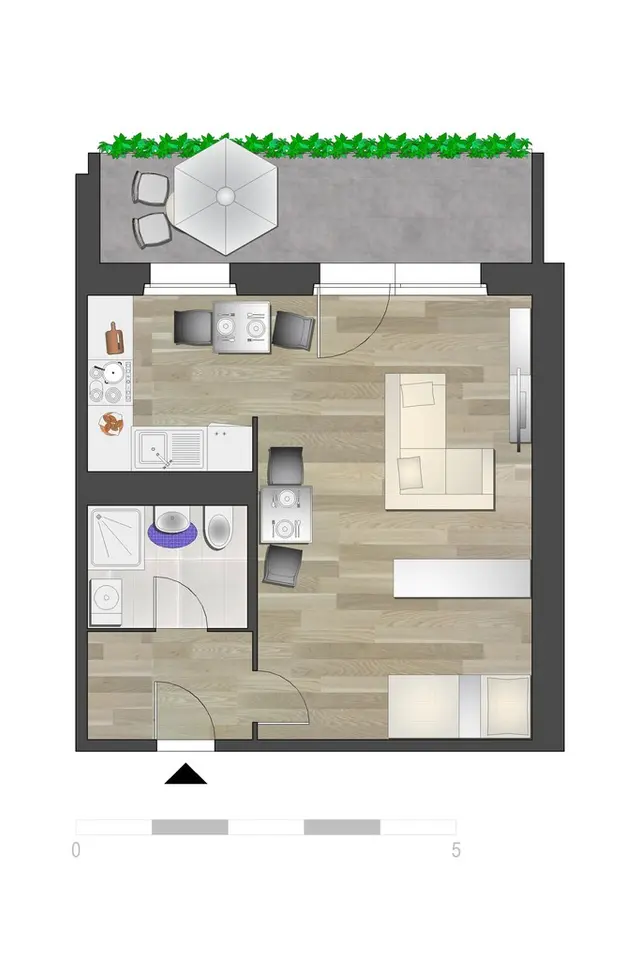 Studio mit 36 m² in Chemnitz – Bild 6
