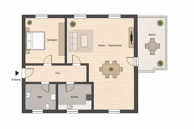 3 Zimmer Wohnung mit 79 m² in Mülheim an der Ruhr – Bild 2