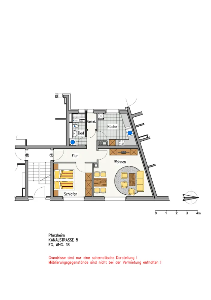 2 Zimmer Wohnung mit 57 m² in Pforzheim – Bild 3