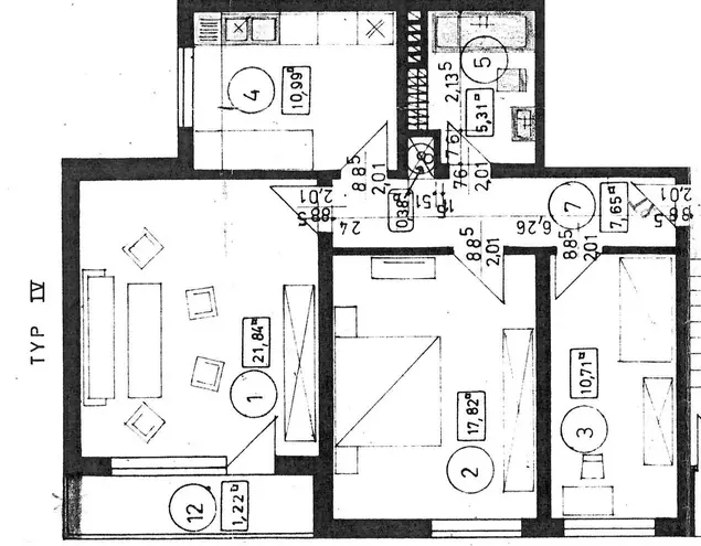 3 Zimmer Wohnung mit 75 m² in Paderborn – Bild 2
