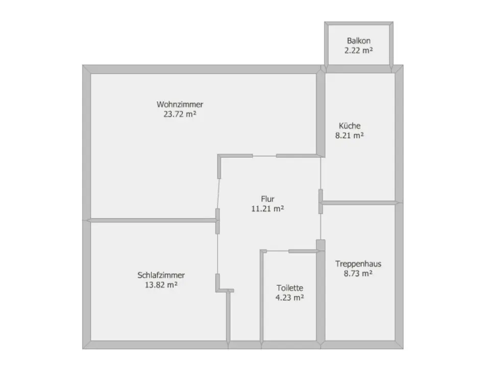 2 Zimmer Wohnung mit 46 m² in Fellbach – Bild 5