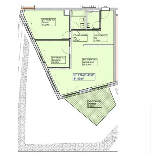 3 Zimmer Wohnung mit 85 m² in Hannover – Bild 2