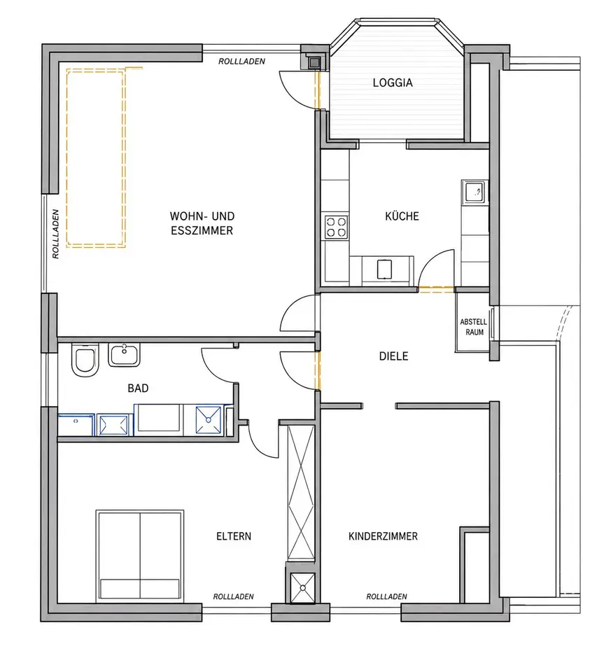 2 Zimmer Wohnung mit 68 m² in Nordhorn – Bild 4