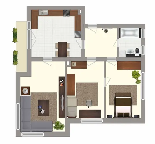 3 Zimmer Wohnung mit 73 m² in Dresden – Bild 3