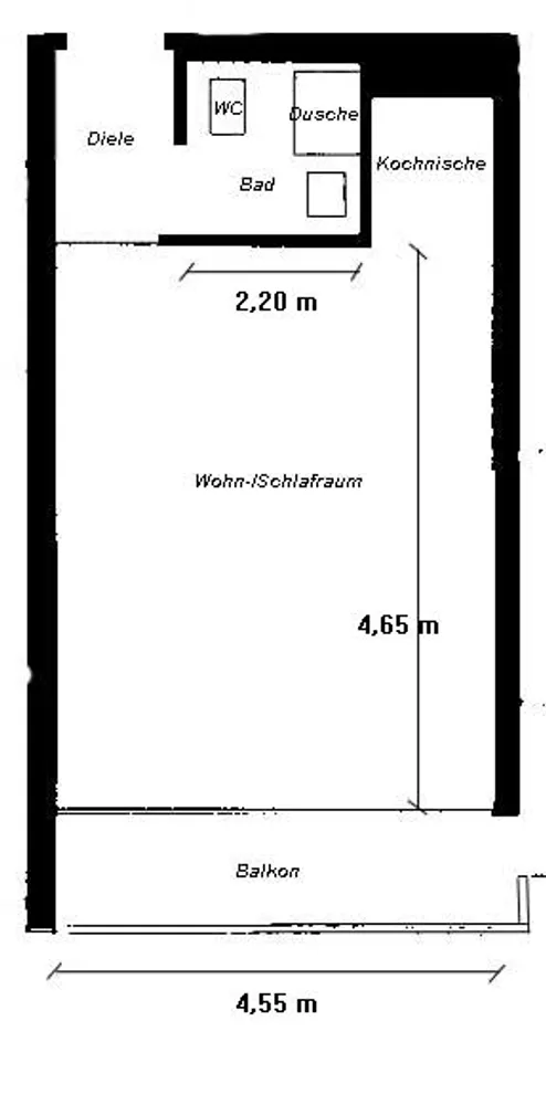 1 Zimmer Wohnung mit 29 m² in Ulm – Bild 10
