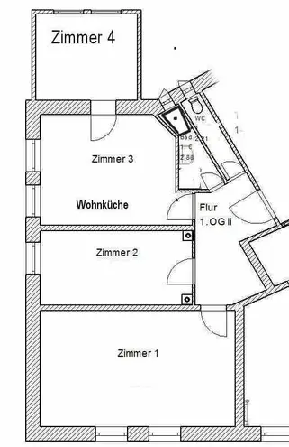 3 Zimmer Wohnung mit 80 m² in Stuttgart – Bild 2