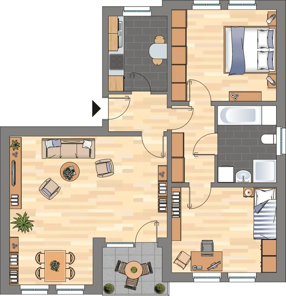 3 Zimmer Wohnung mit 87 m² in Wilhelmshaven – Bild 5