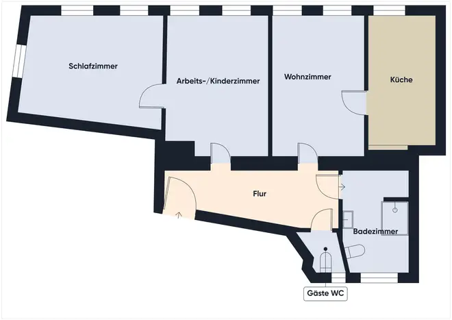 3 Zimmer Wohnung mit 75 m² in Nürnberg – Bild 7