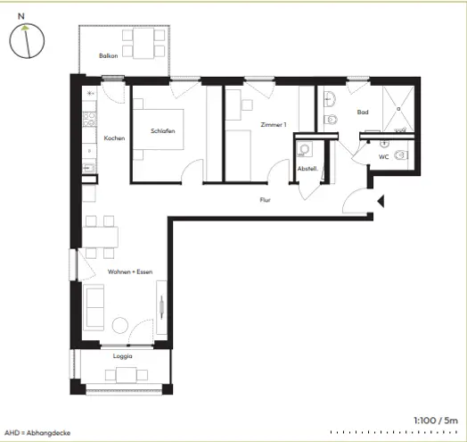 3 Zimmer Wohnung mit 84 m² in Hannover – Bild 3