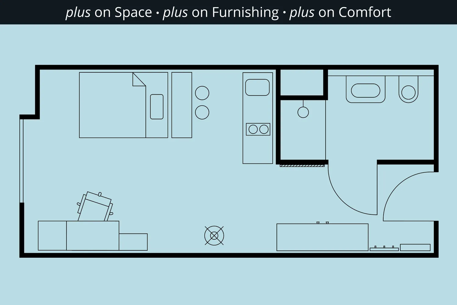 1 Zimmer Wohnung mit 21 m² in Hamburg – Bild 5