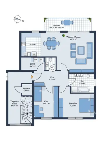 3 Zimmer Wohnung mit 103 m² in Bremen – Bild 9