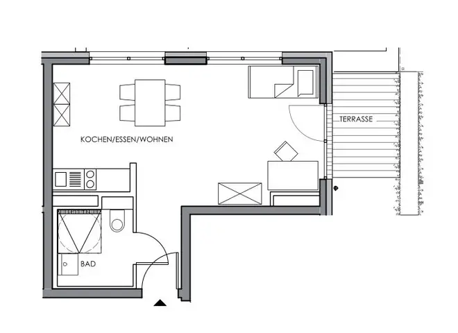 1 Zimmer Wohnung mit 40 m² in Aachen – Bild 9