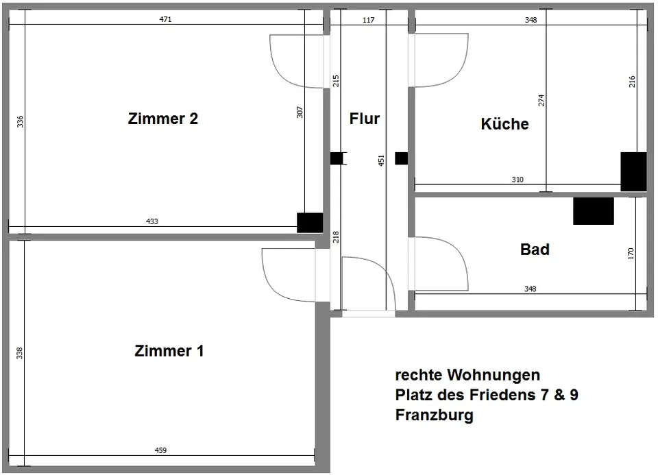 2 Zimmer Wohnung mit 51 m² in Stralsund – Bild 5