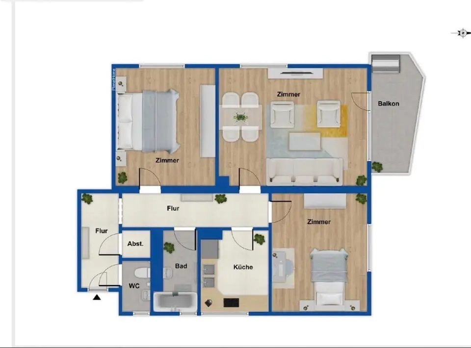 WG-Zimmer mit 60 m² in Marburg – Bild 10