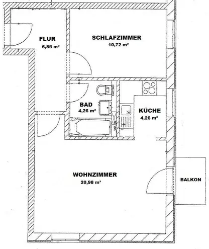 2 Zimmer Wohnung mit 54 m² in Dresden – Bild 6