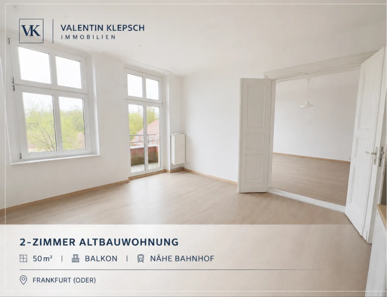 2 Zimmer Wohnung mit 50 m² in Frankfurt (Oder) – Bild 2