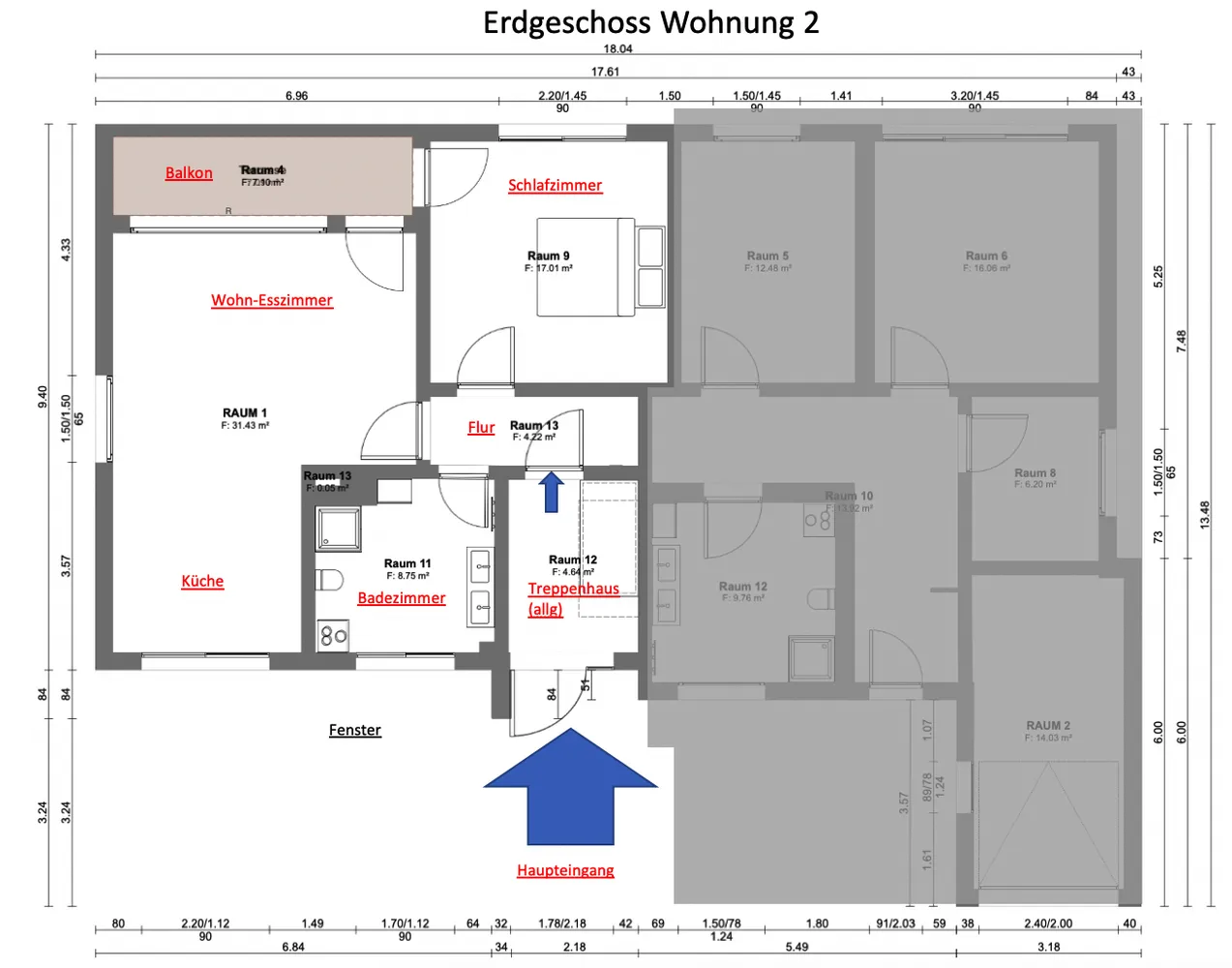 3 Zimmer Wohnung mit 67 m² in Aalen – Bild 10