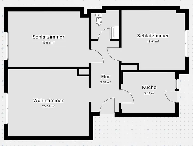 3 Zimmer Wohnung mit 70 m² in Hannover – Bild 9