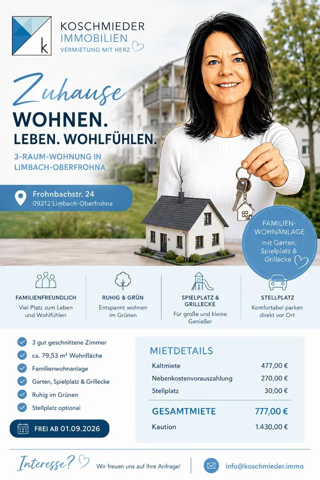 2 Zimmer Wohnung mit 63 m² in Limbach-Oberfrohna – Bild 10