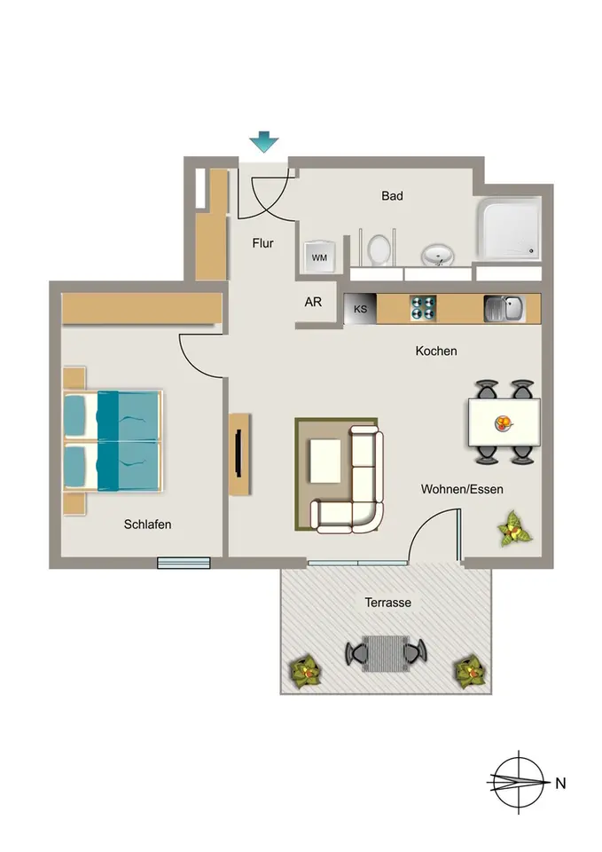 2 Zimmer Wohnung mit 62 m² in Bochum – Bild 5
