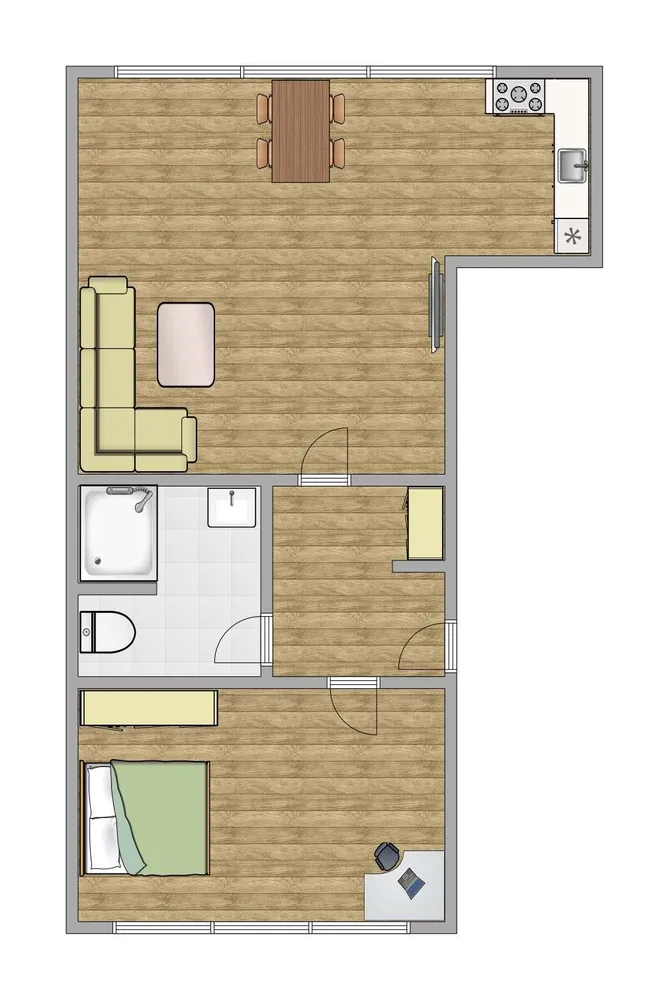 2 Zimmer Wohnung mit 50 m² in Aachen – Bild 5
