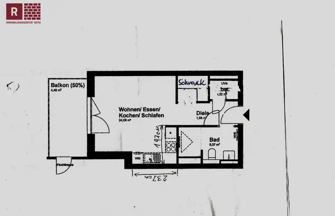 1 Zimmer Wohnung mit 38 m² in Frankfurt am Main – Bild 7