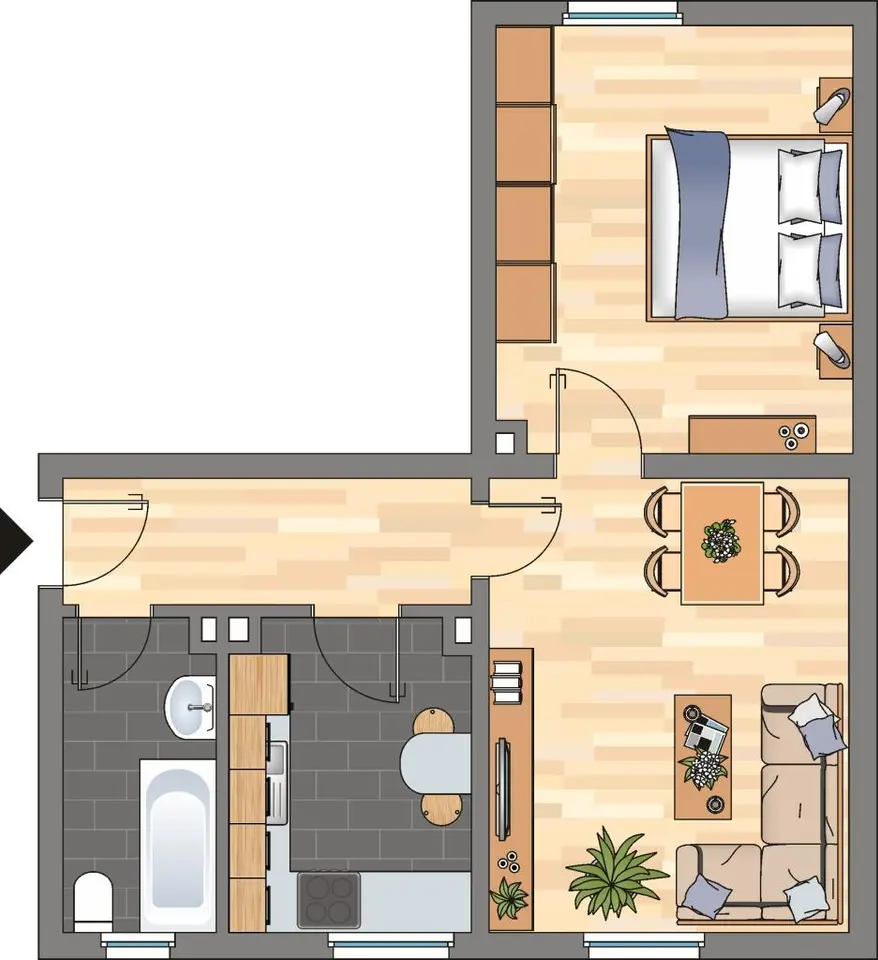 Studio mit 36 m² in Herne – Bild 6
