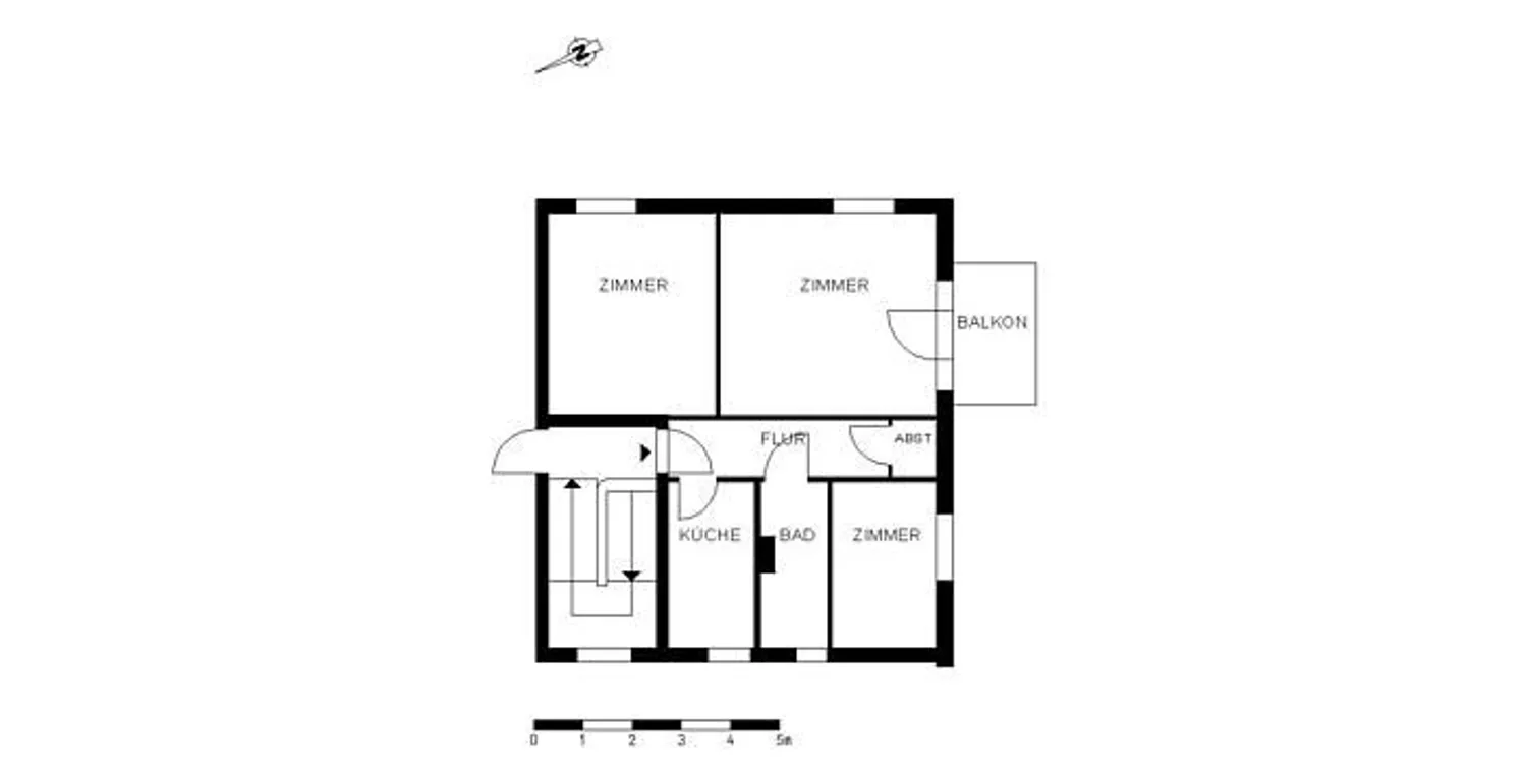 3 Zimmer Wohnung mit 56 m² in Bremen – Bild 2