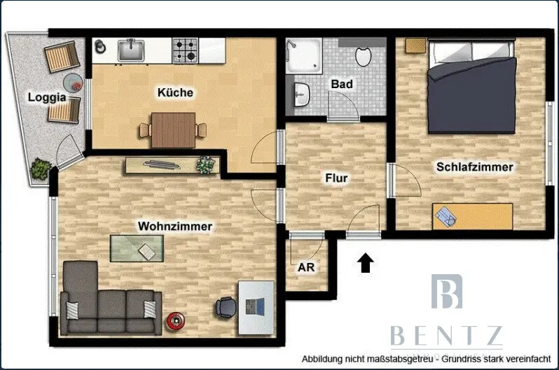 2 Zimmer Wohnung mit 56 m² in Bremerhaven – Bild 8