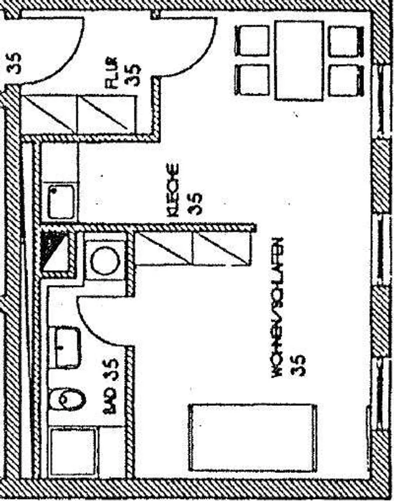 1 Zimmer Wohnung mit 35 m² in Plauen – Bild 12