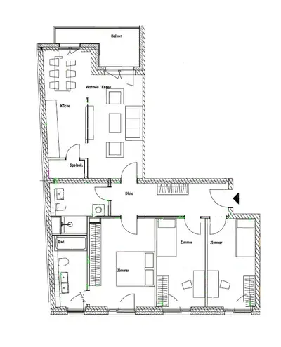 4 Zimmer Wohnung mit 107 m² in Leipzig – Bild 7