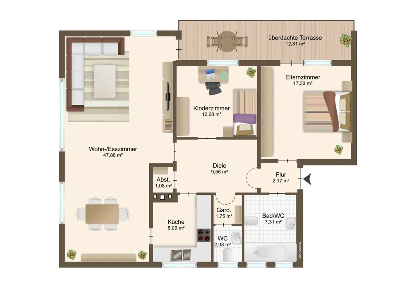 4 Zimmer Wohnung mit 116 m² in Paderborn – Bild 8