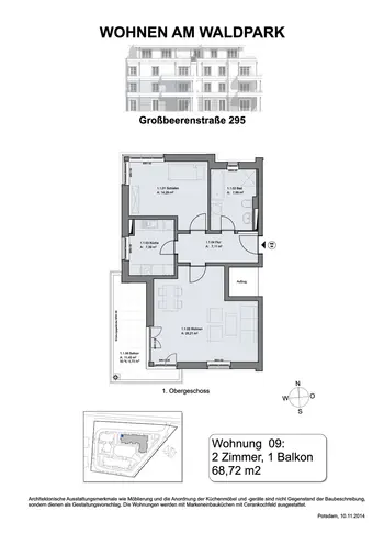 2 Zimmer Wohnung mit 69 m² in Potsdam – Bild 11