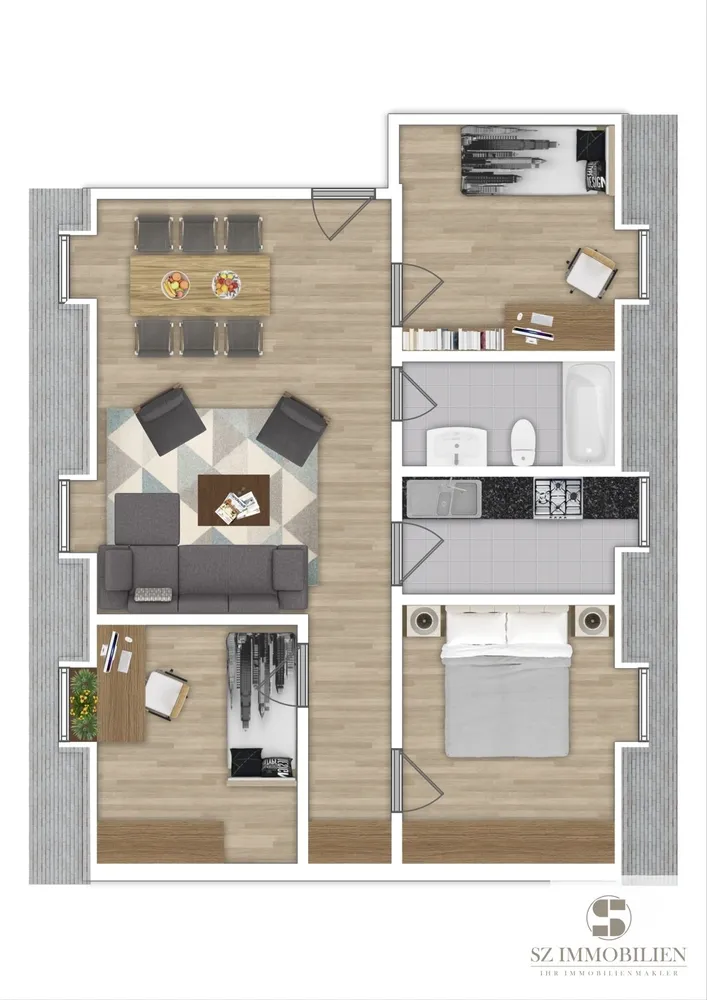 4 Zimmer Wohnung mit 68 m² in Fulda – Bild 5