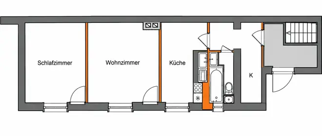 2 Zimmer Wohnung mit 45 m² in Krefeld – Bild 10