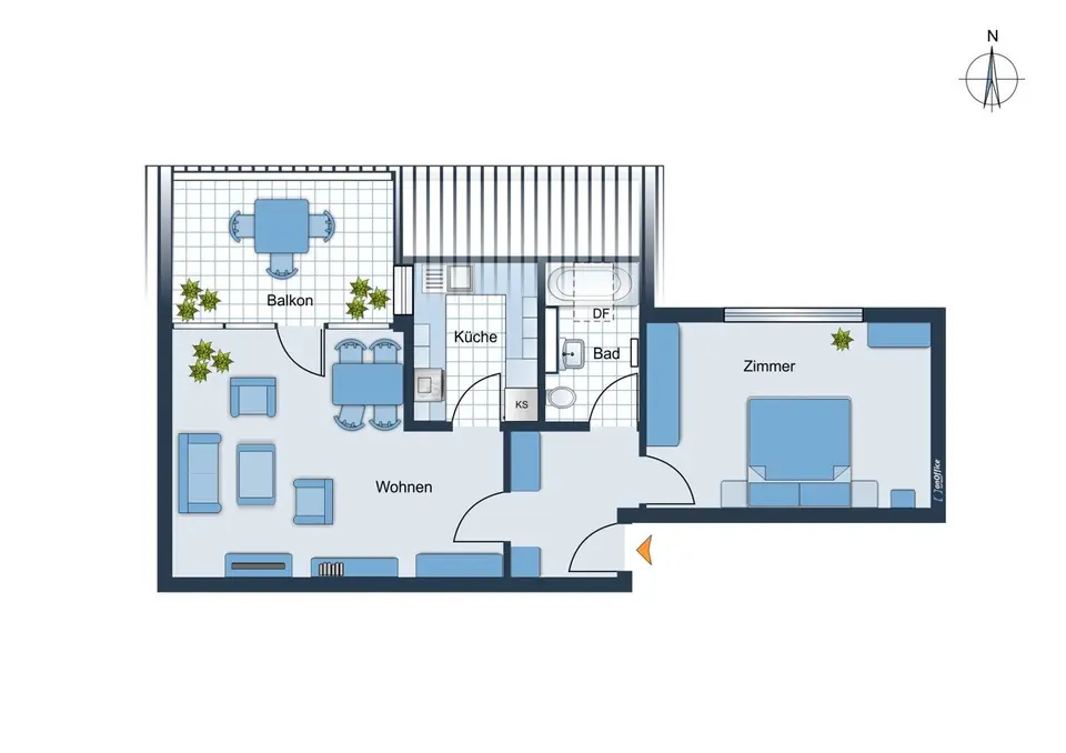 2 Zimmer Wohnung mit 47 m² in Aalen – Bild 5