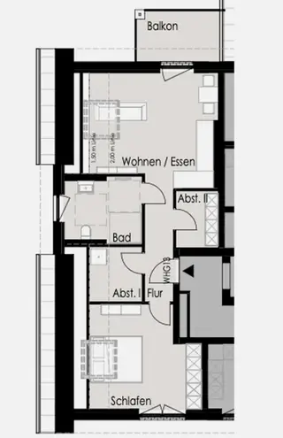 2 Zimmer Wohnung mit 60 m² in Oldenburg – Bild 6