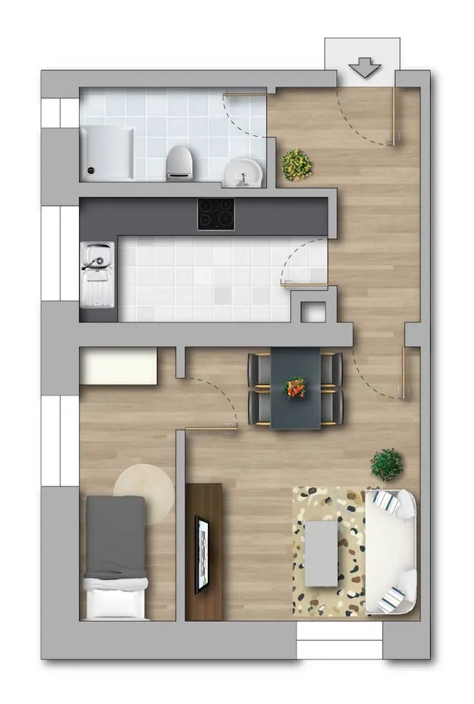 2 Zimmer Wohnung mit 47 m² in Plauen – Bild 8