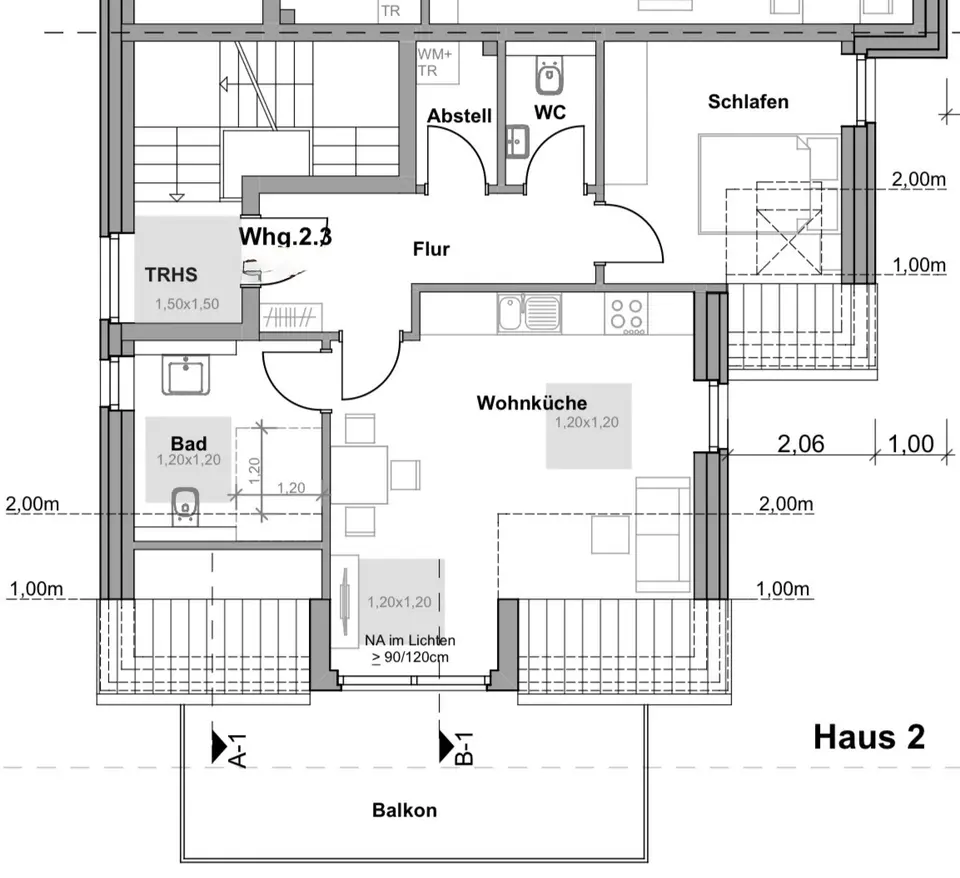 2 Zimmer Wohnung mit 60 m² in Borken – Bild 5