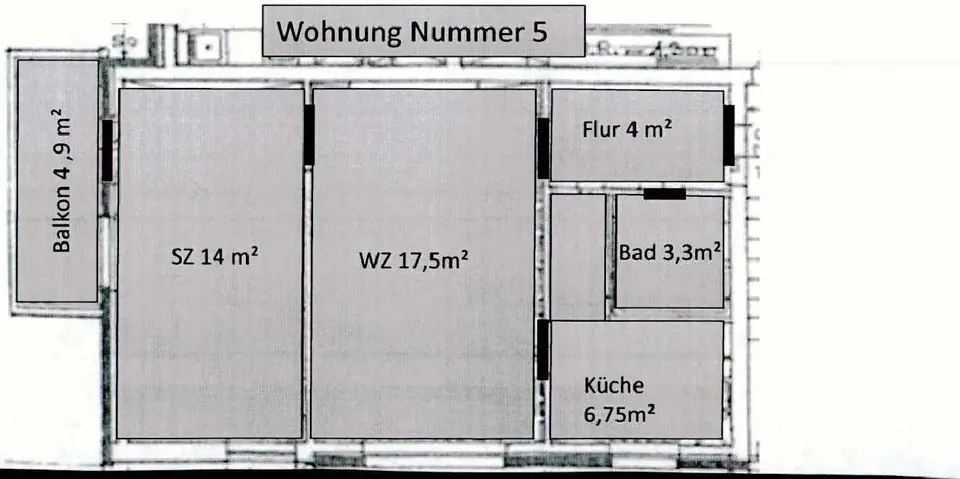 2 Zimmer Wohnung mit 47 m² in Rotenburg (Wümme) – Bild 5