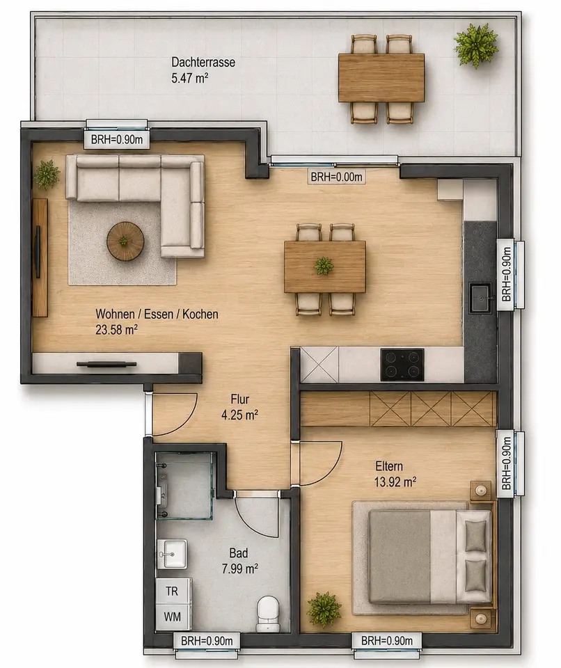 3 Zimmer Wohnung mit 69 m² in Borken – Bild 9