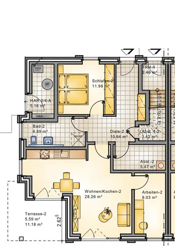 3 Zimmer Wohnung mit 78 m² in Oldenburg – Bild 2