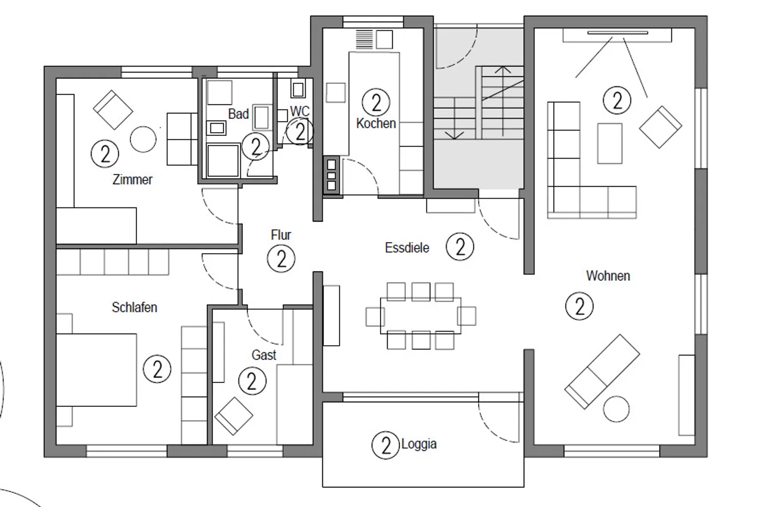 5 Zimmer Wohnung mit 135 m² in Ludwigsburg – Bild 10