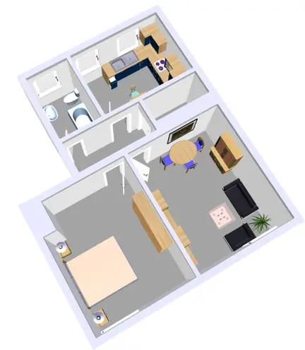 2 Zimmer Wohnung mit 56 m² in Kiel – Bild 2