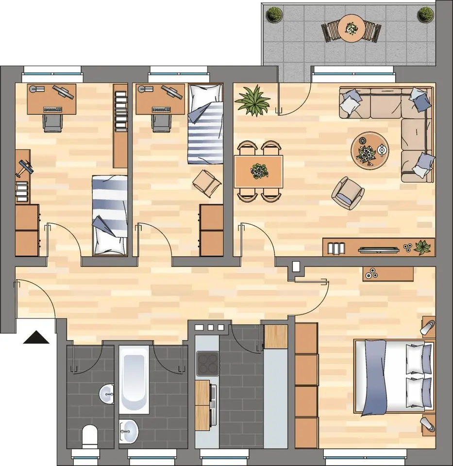 4 Zimmer Wohnung mit 76 m² in Wilhelmshaven – Bild 8