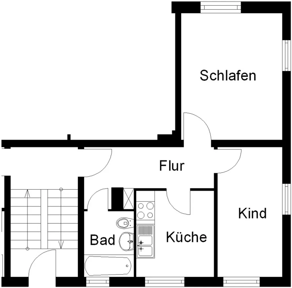 2 Zimmer Wohnung mit 42 m² in Osnabrück – Bild 1
